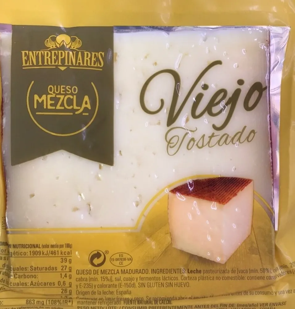 Queso viejo tostado