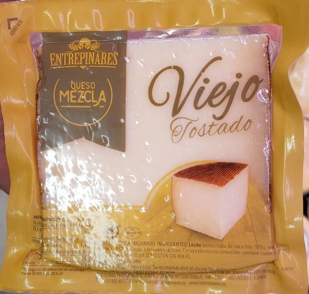 Queso viejo tostado