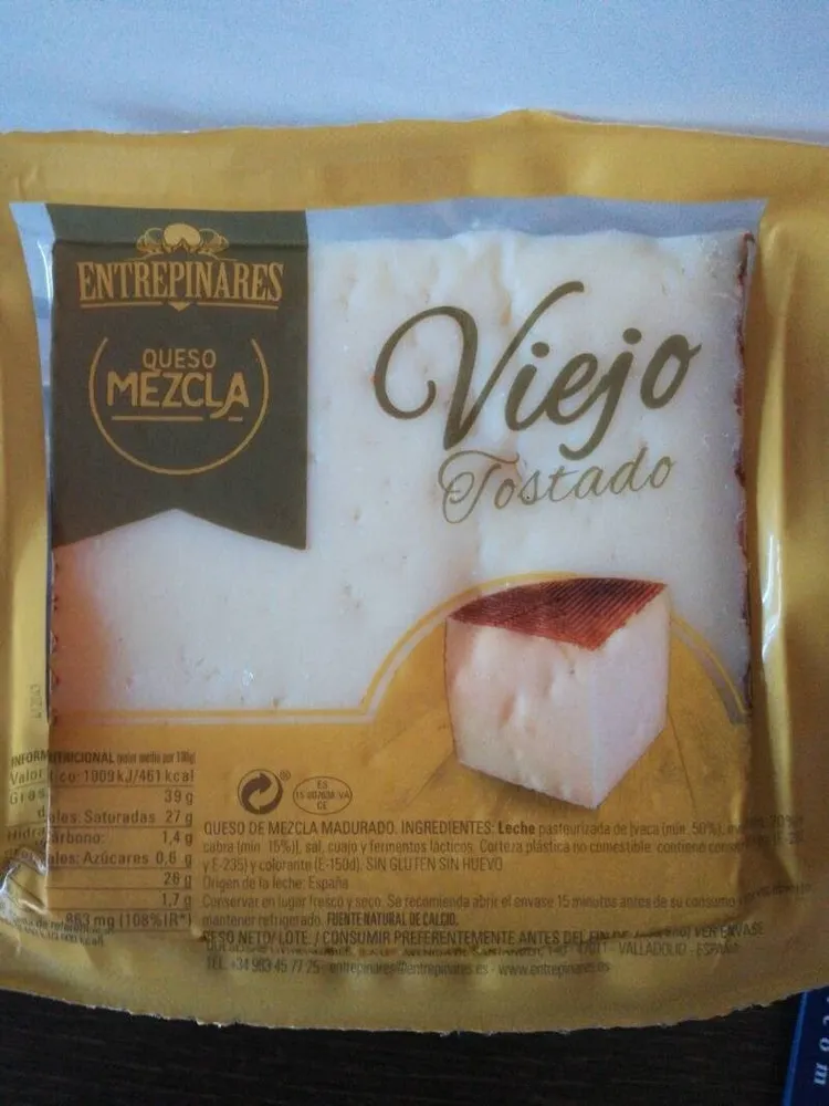 Queso viejo tostado