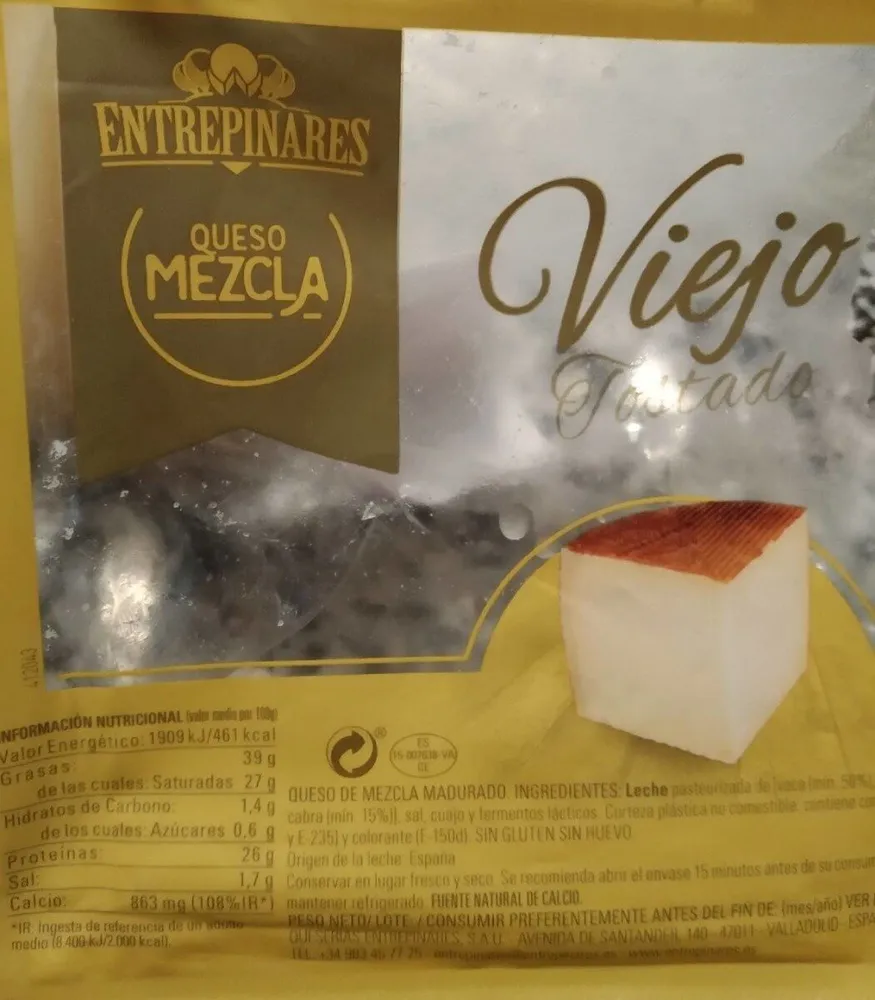Queso viejo tostado