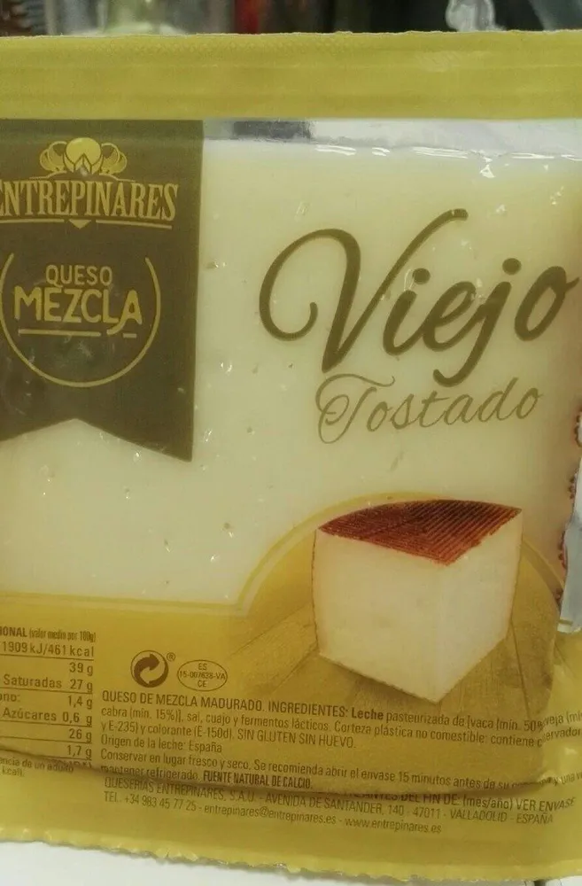 Queso viejo tostado