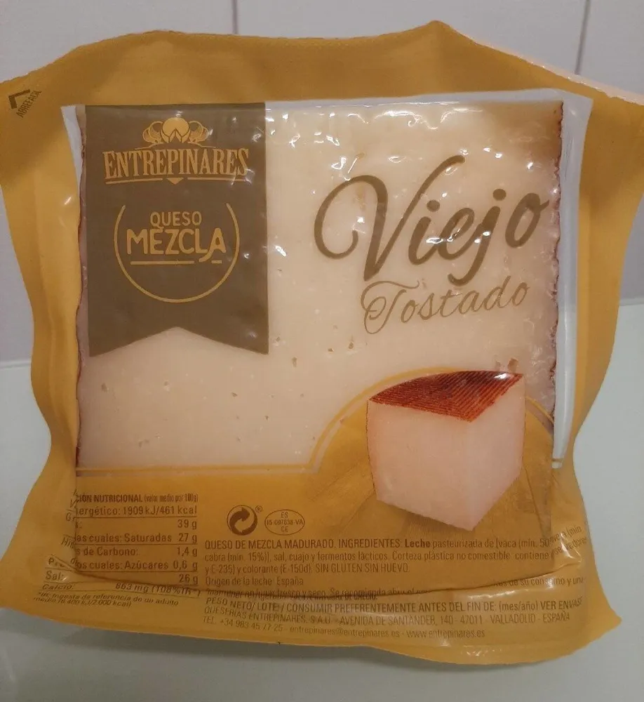 Queso viejo tostado