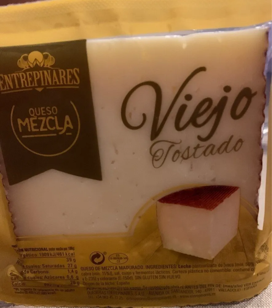 Queso viejo tostado
