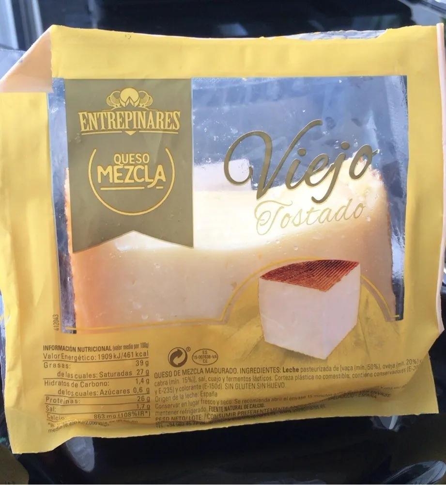 Queso viejo tostado