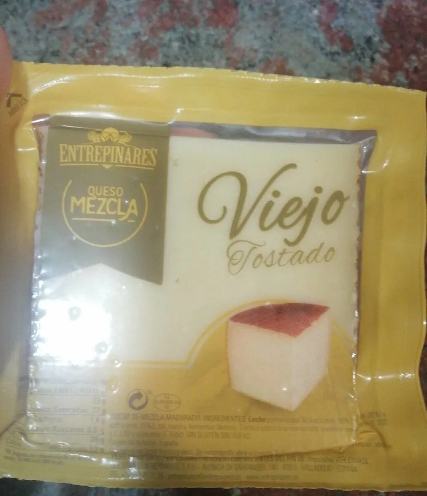 Queso viejo tostado