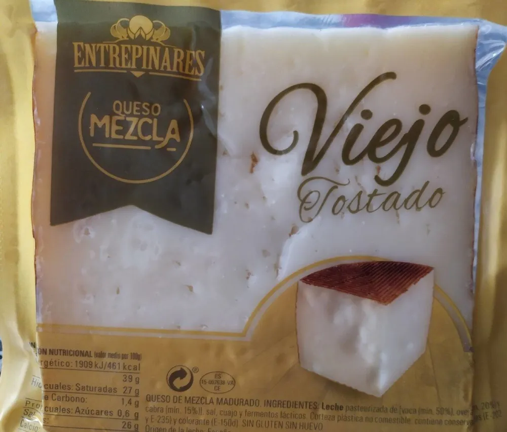 Queso mezcla viejo tostado