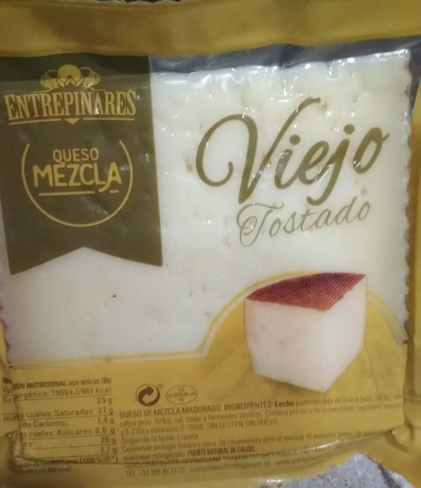 Queso viejo tostado