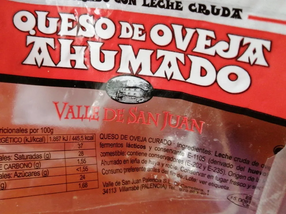 Queso de oveja ahumado