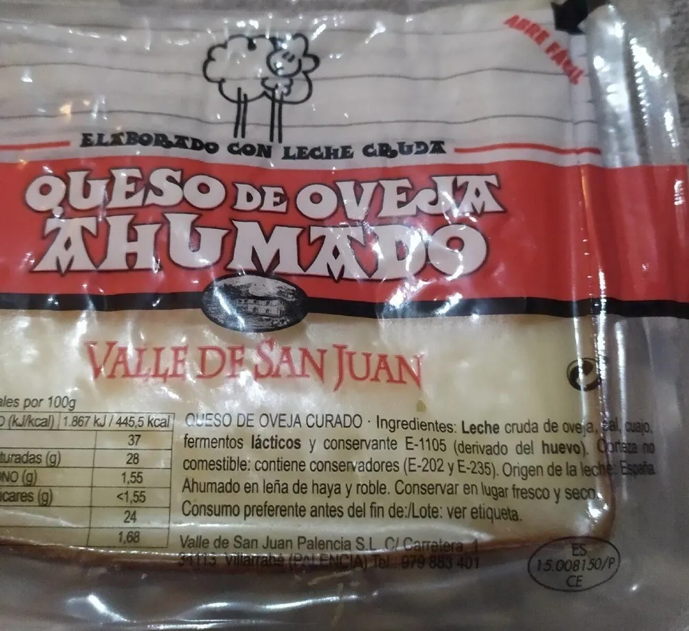 Queso de oveja ahumado