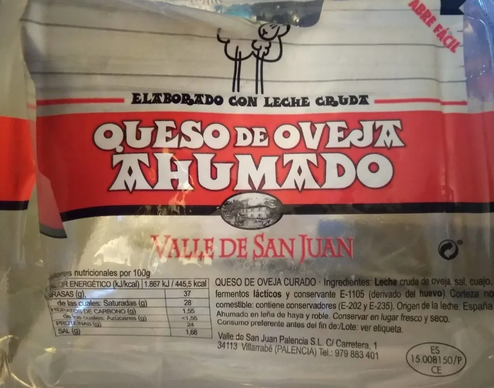 Queso de oveja ahumado