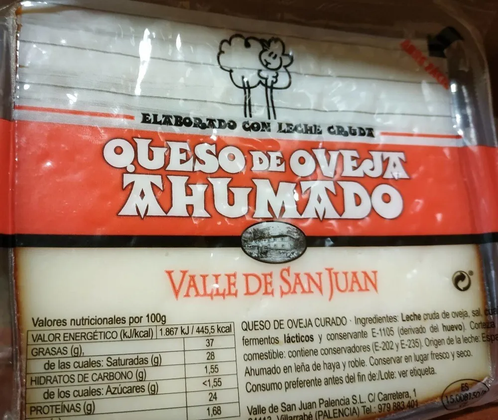 Queso de oveja ahunado