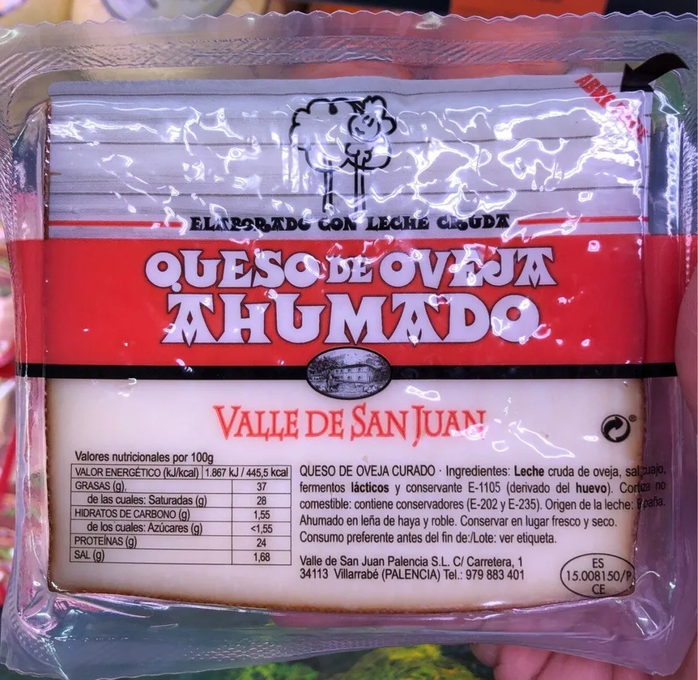 Queso de oveja ahumado