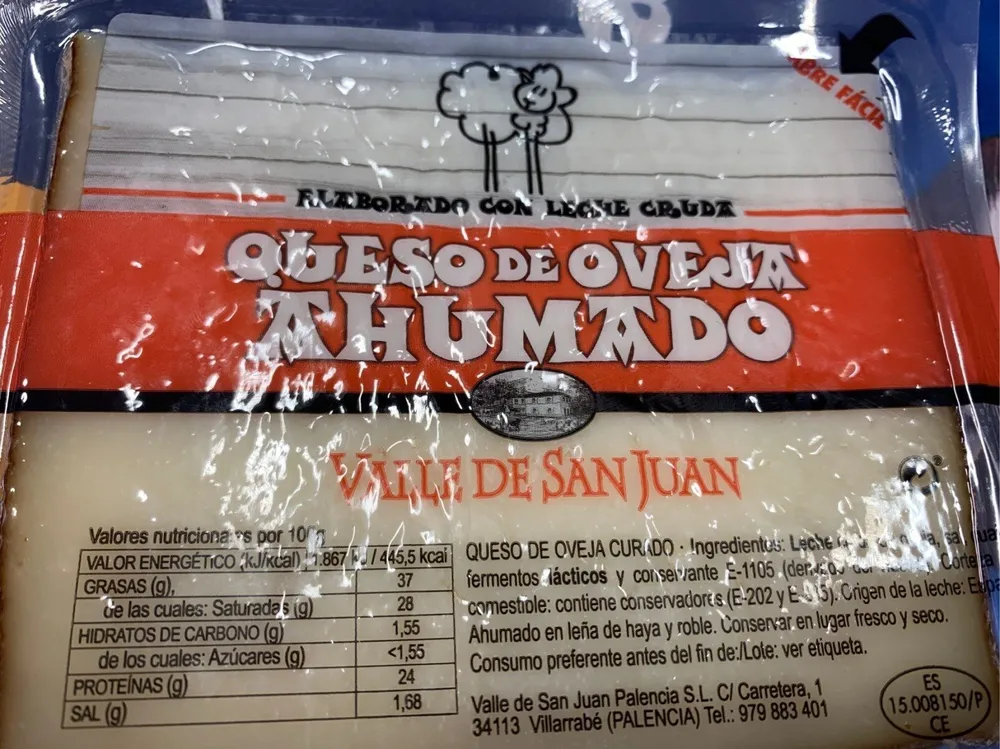 Queso de oveja ahumado