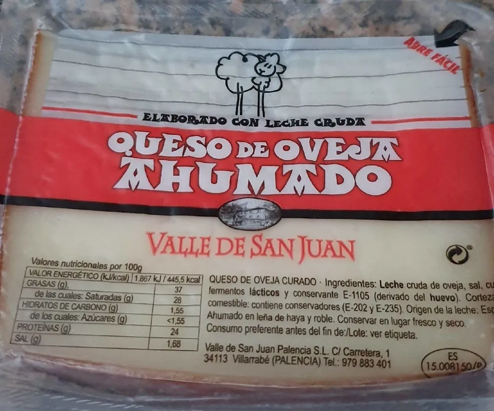 Queso oveja ahumado