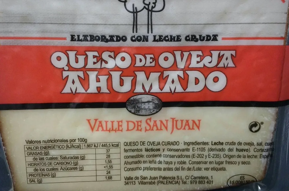 Queso de oveja ahumado