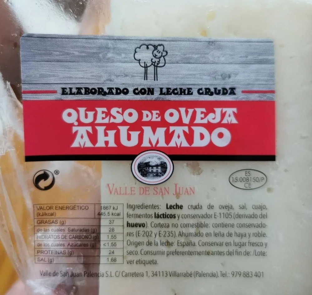Queso de oveja ahumado
