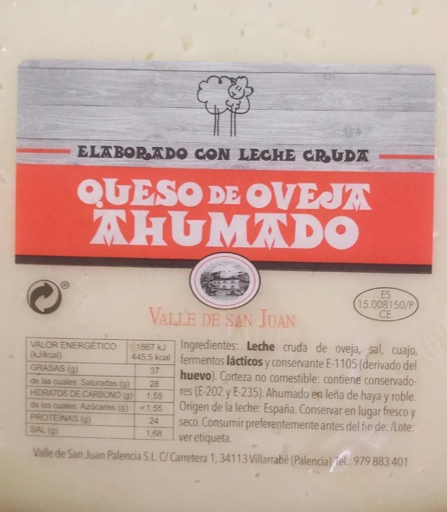 Queso de oveja ahumado