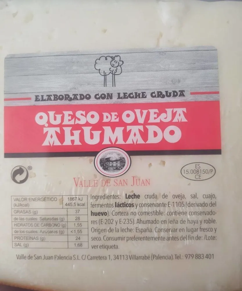 Queso de oveja ahumado