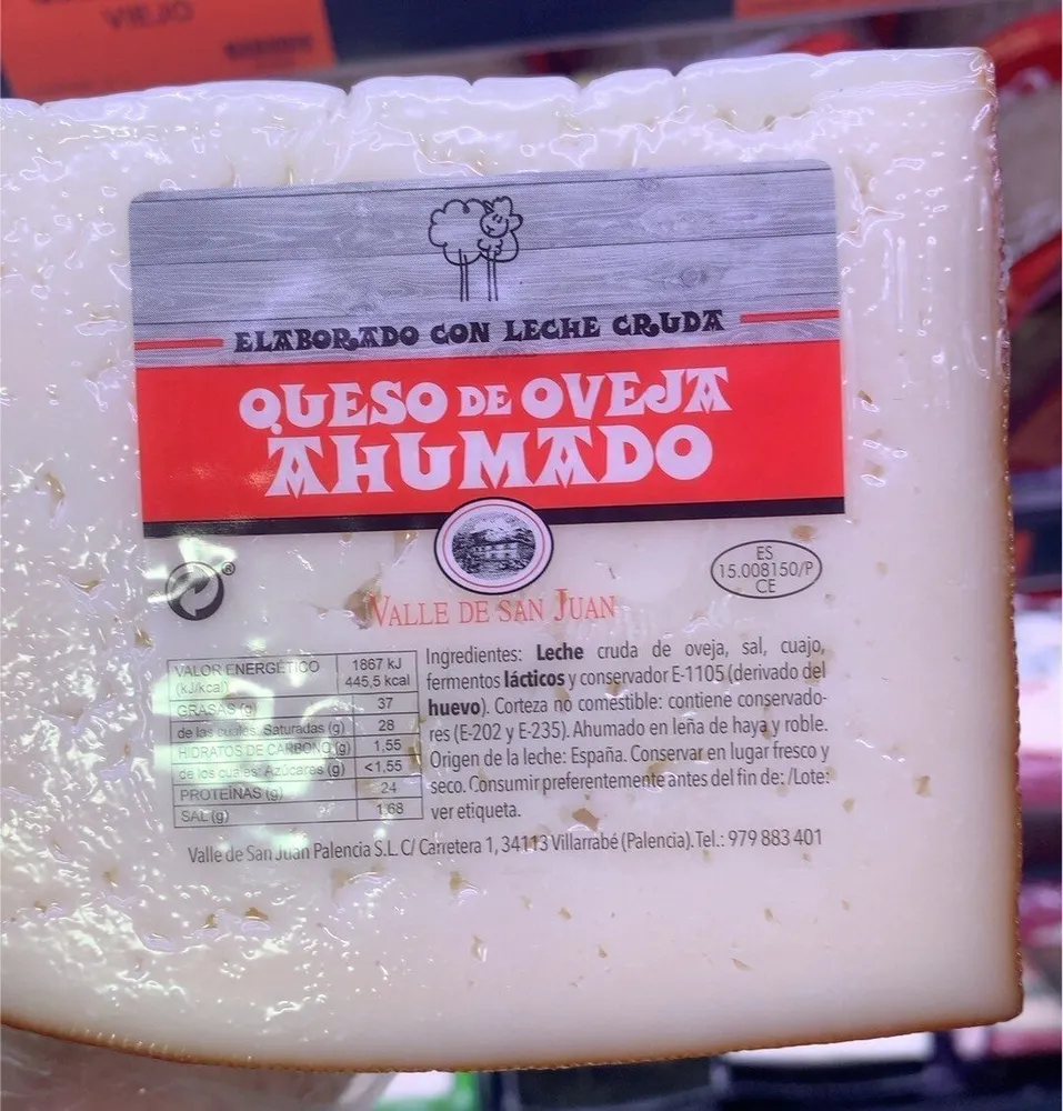Queso oveja ahumado