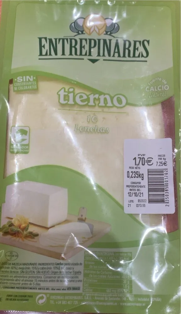 Queso tierno