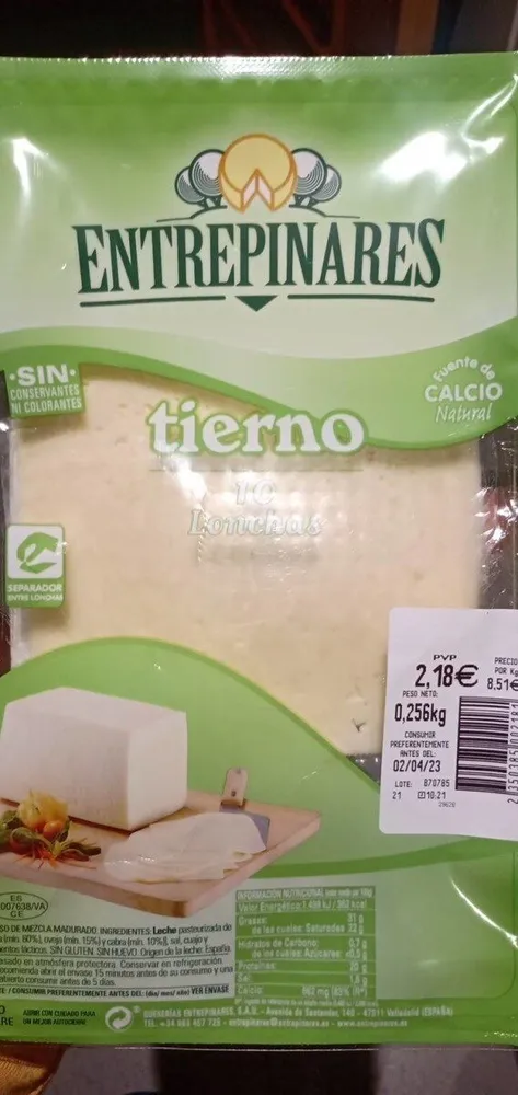 Queso de mezcla madurado