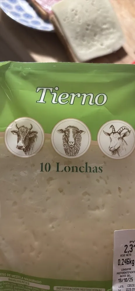 Queso de mezcla madurado