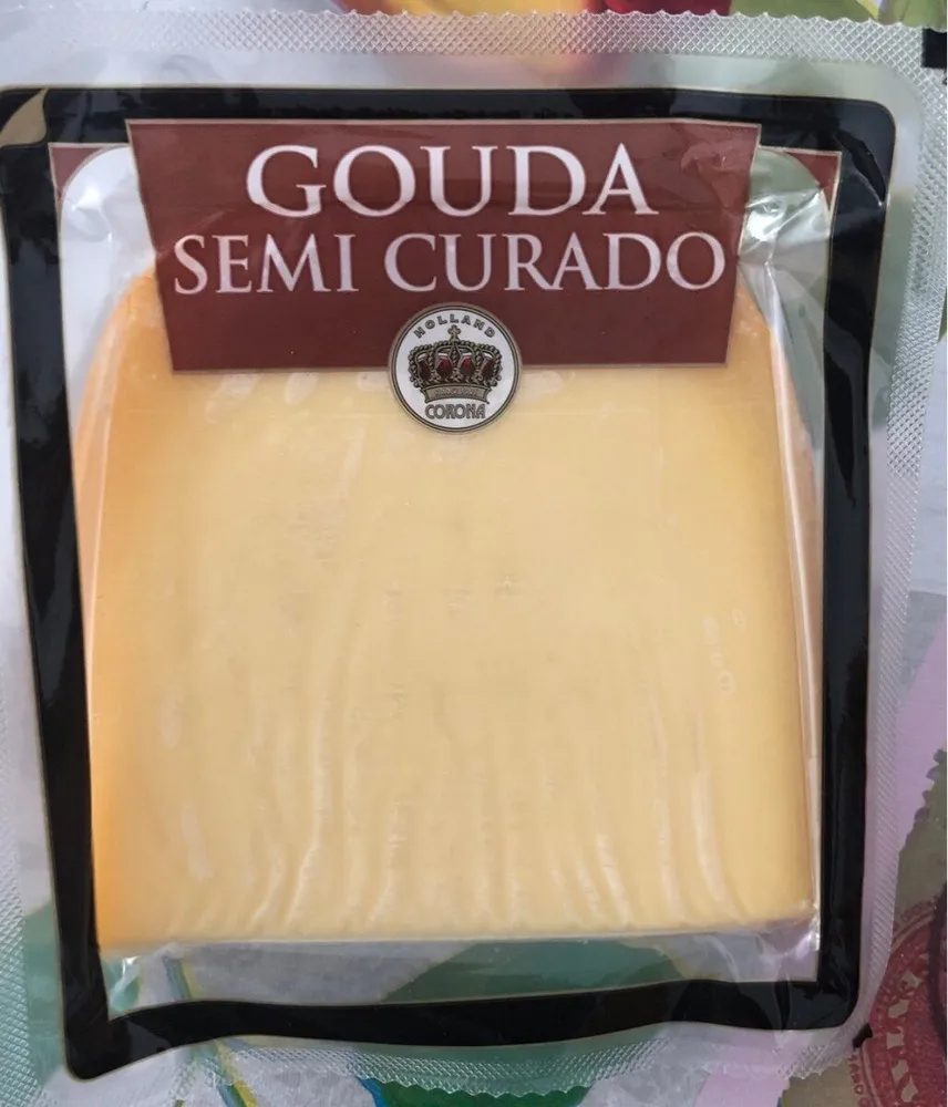 Queso gouda semi curado