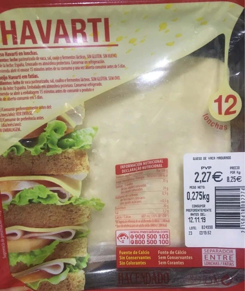 Queso havarti