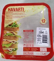 Queso Havarti en lonchas