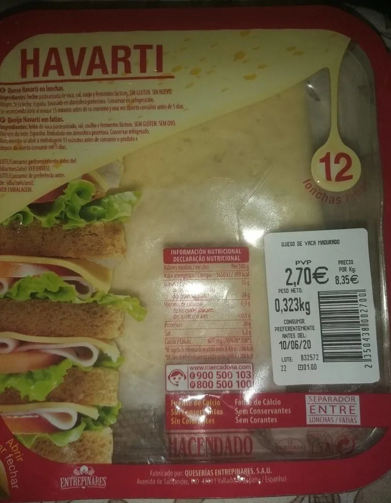Queso HAVARTI
