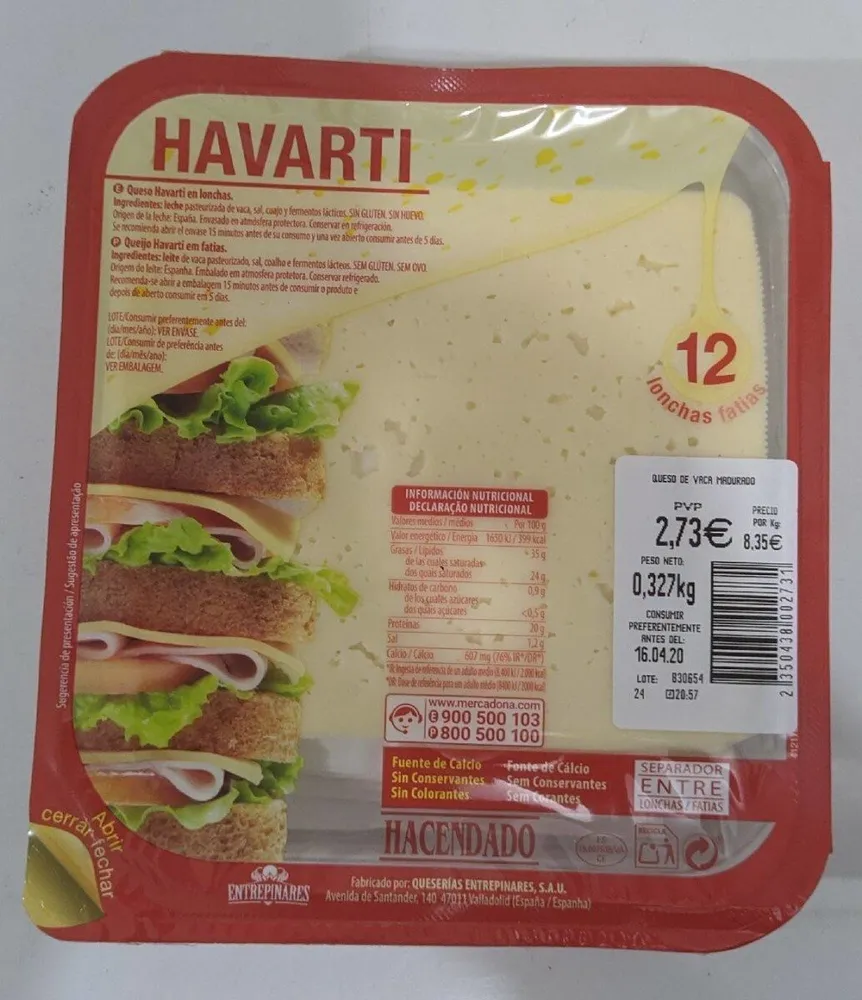 Queso havarti
