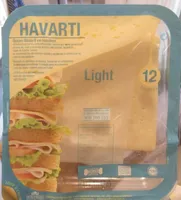 Havarti light queso en lonchas