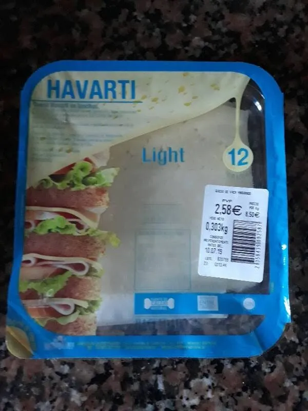 Queso Havarti Light