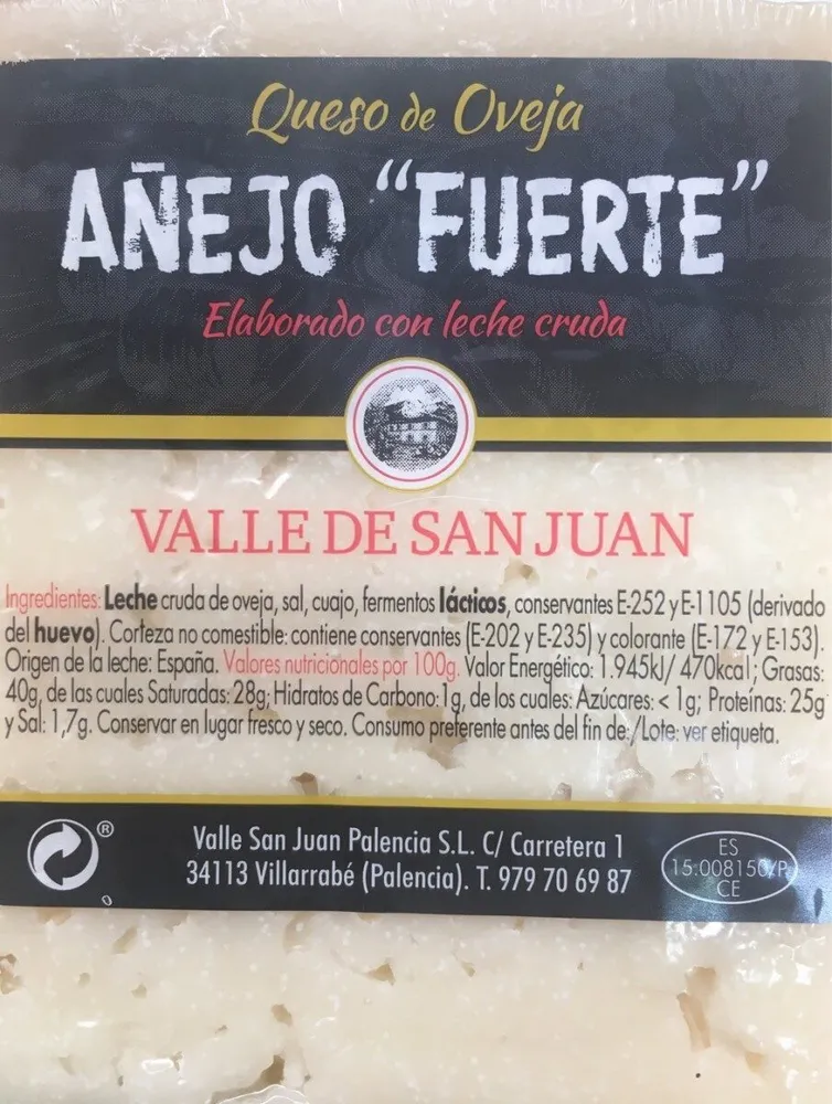 Queso de Oveja Añejo Fuerte