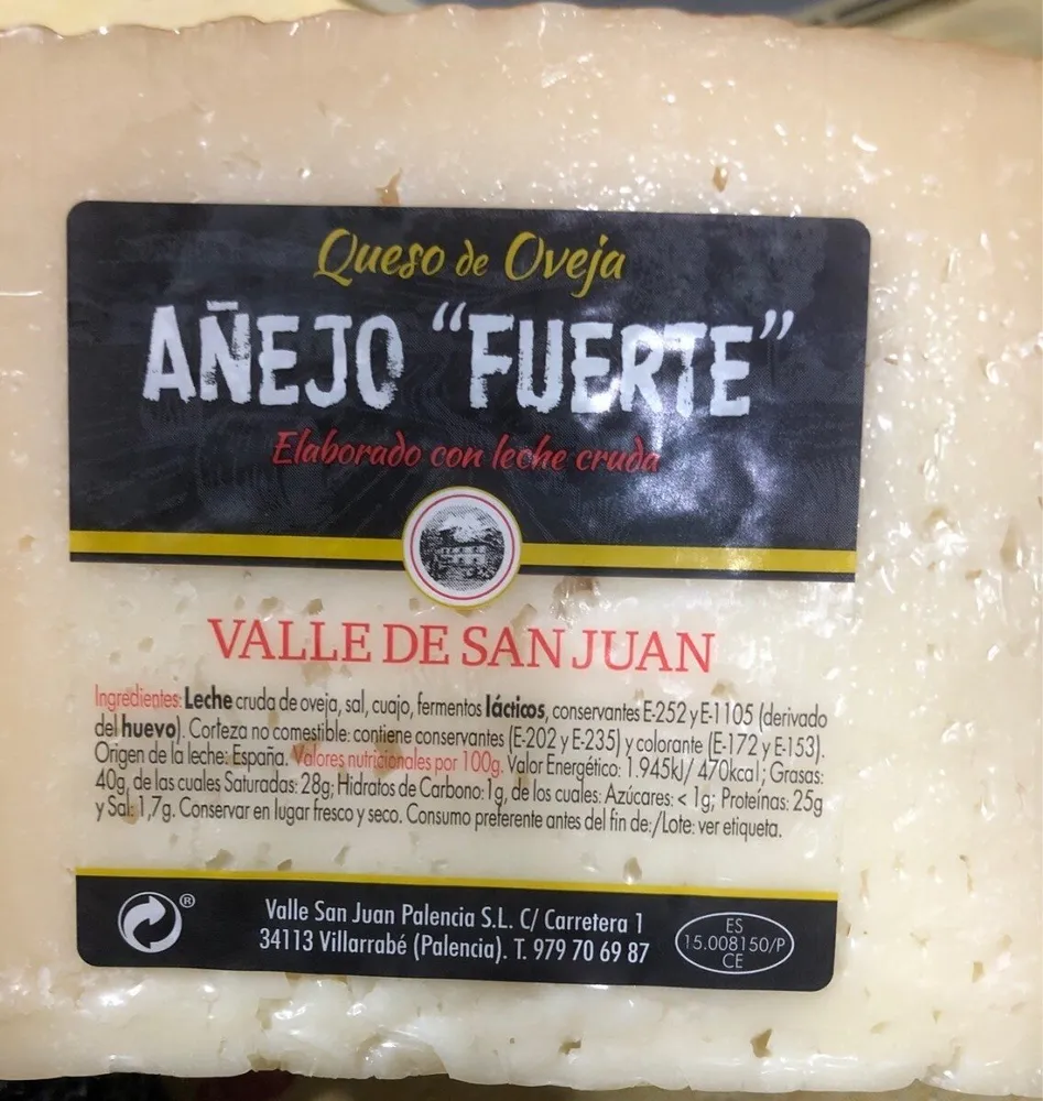 Queso de oveja Añejo Fuerte