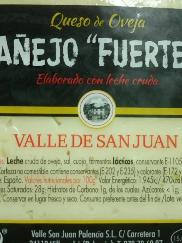 Queso de oveja añejo