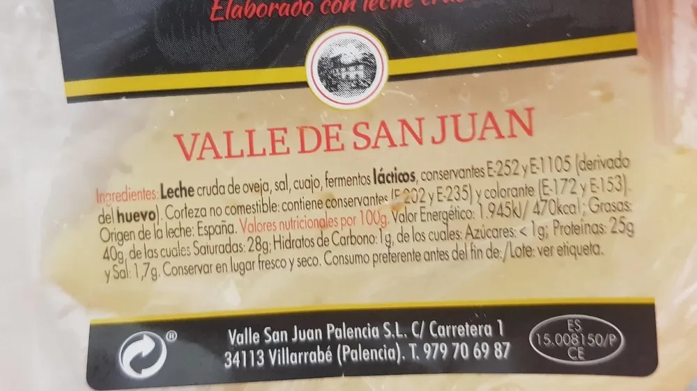 Queso oveja Añejo Fuerte