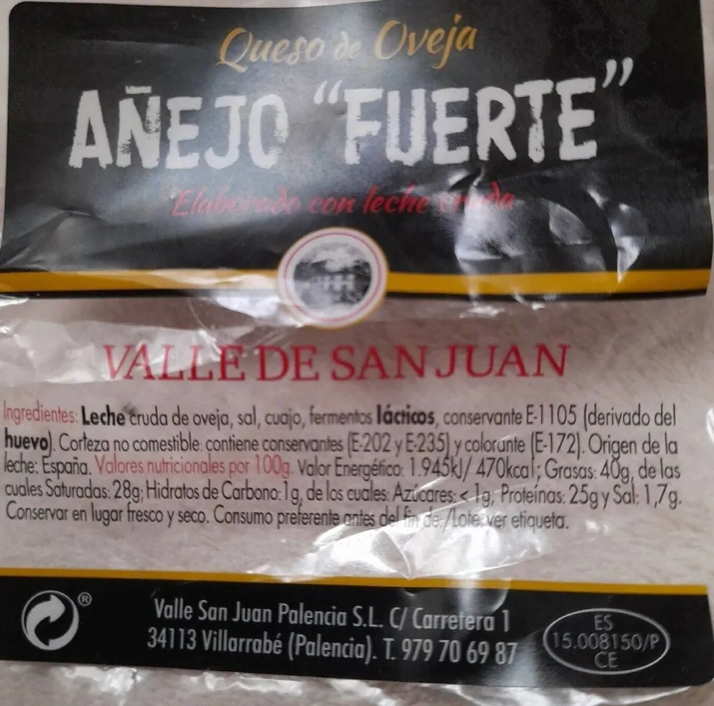 Queso de oveja Añejo "Fuerte"