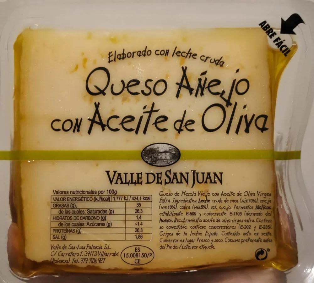 Queso Añejo con Aceite de Oliva