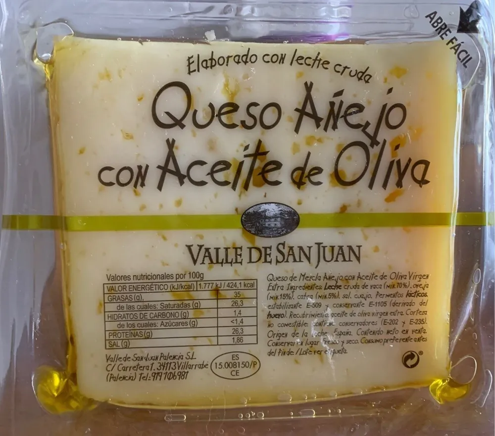 Queso Añejo con Aceite de Oliva