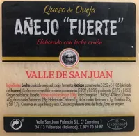 Queso de oveja añejo fuerte