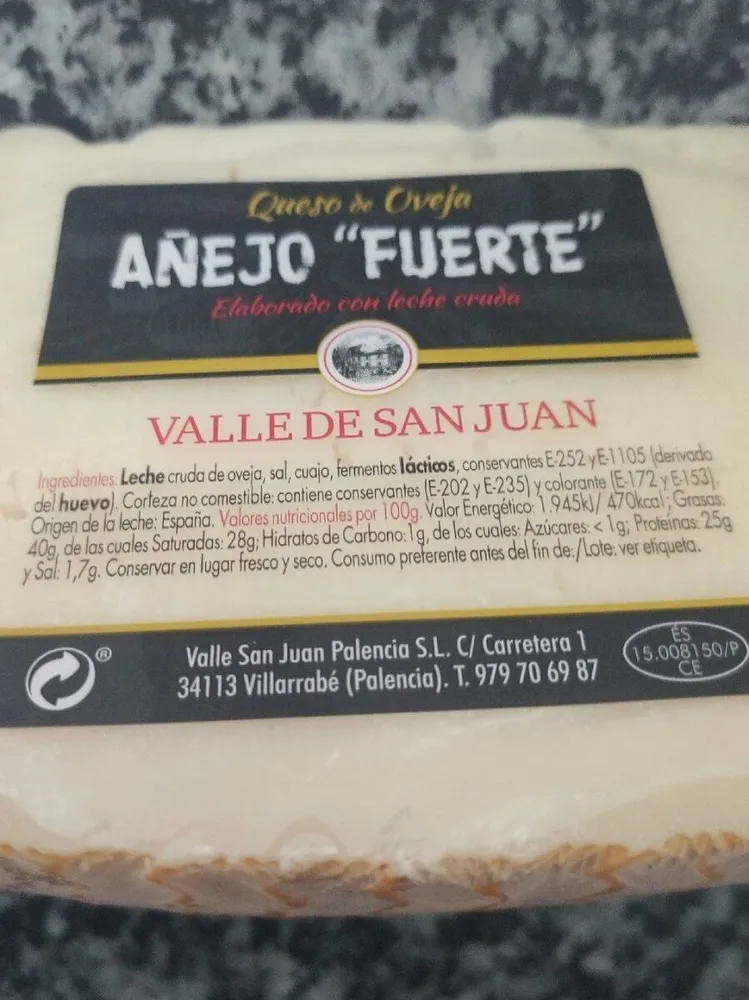 Queso de oveja Anejo "Fuerte"