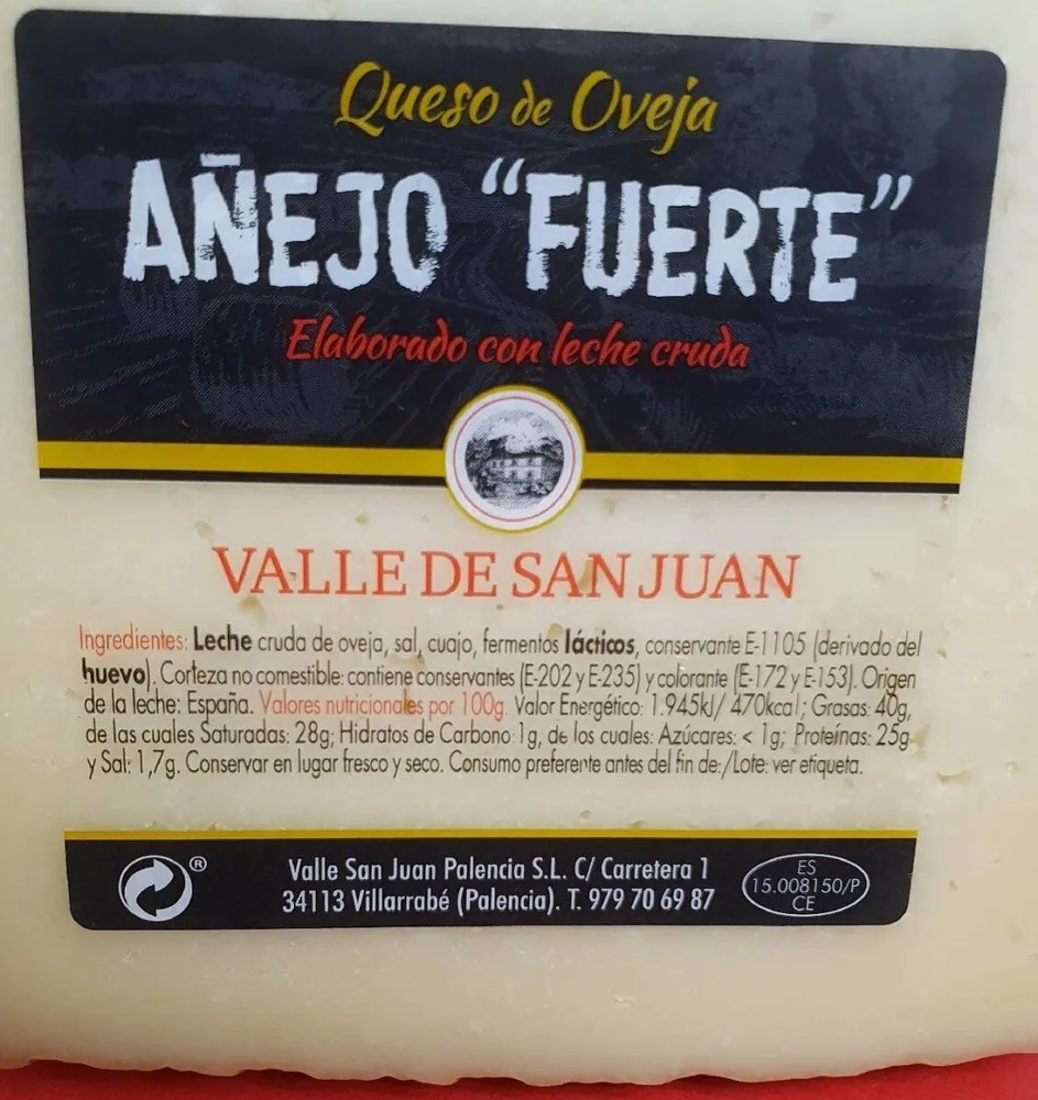 Queso añejo fuerte San juan