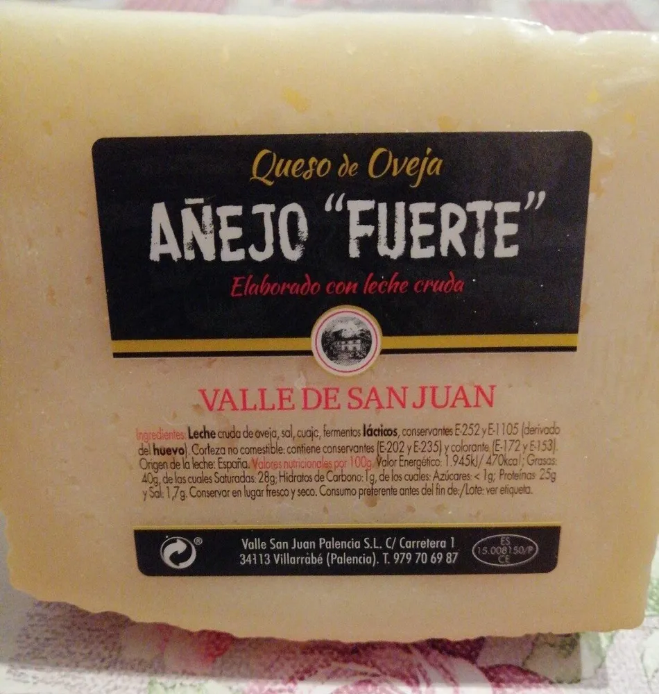 Queso de oveja añejo "fuerte"