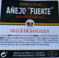 Queso de oveja añejo fuerte