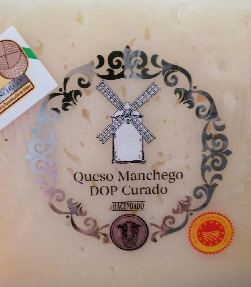 Queso manchego dop curado