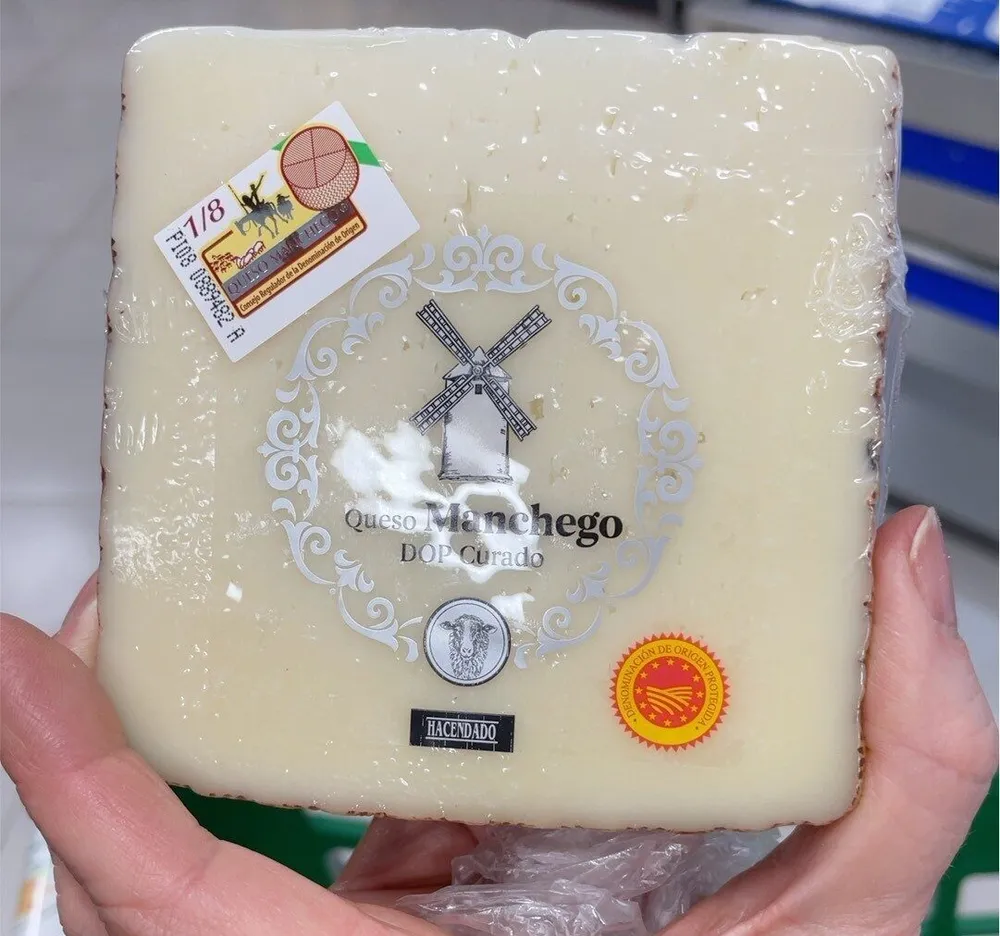 Queso manchego denominación de origen protegida curado