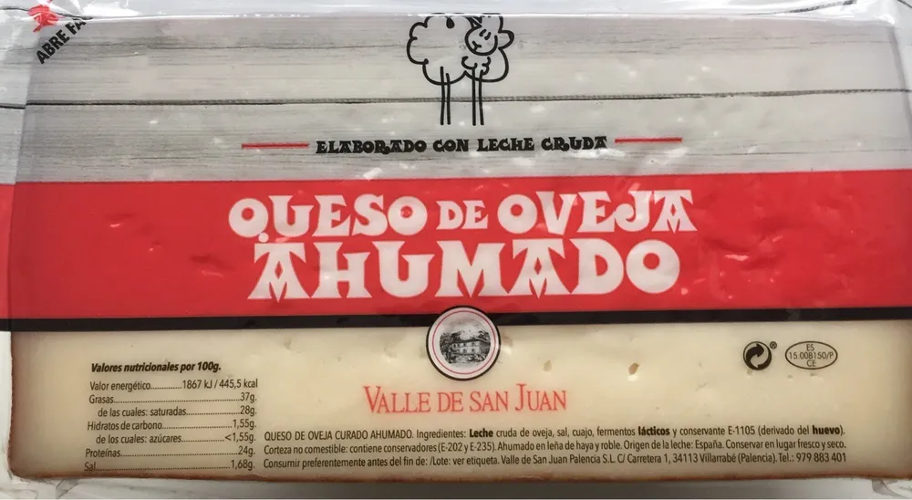 Queso de obeja de leche cruda