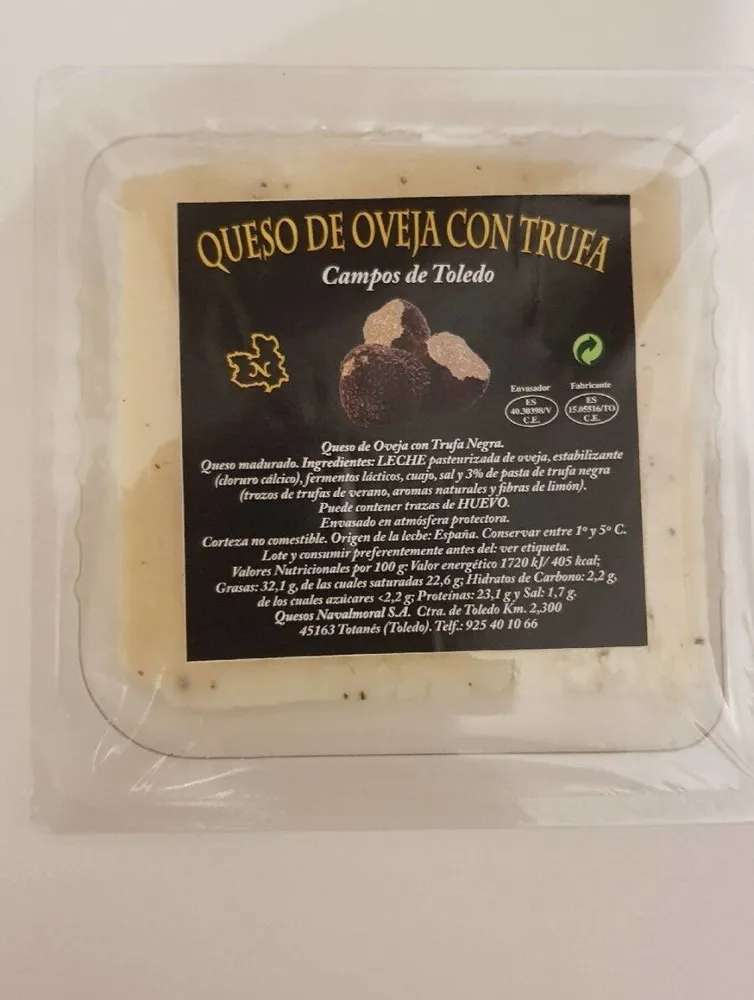 Queso de oveja con trufa