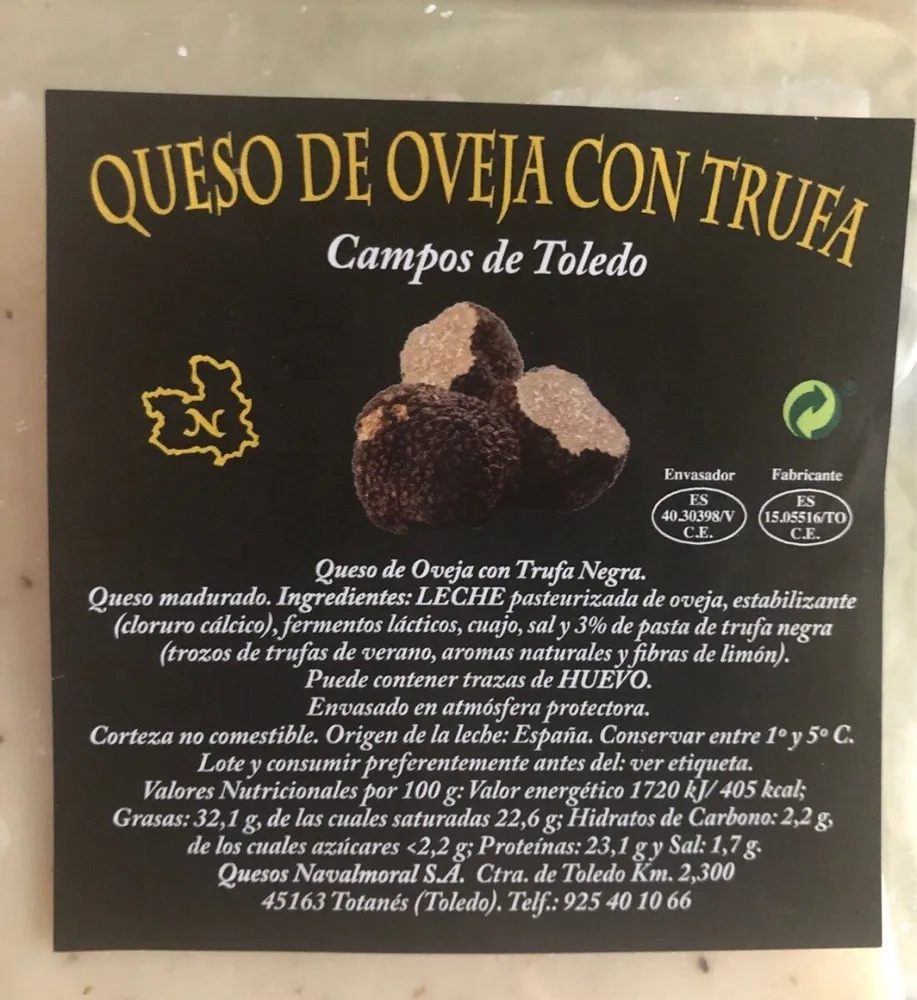 Queso de Oveja con Trufa
